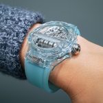 Mechanical resonance with colour: Hublot Big Bang MP-11 Aquamarine Sapphire Luxury Replica Watch